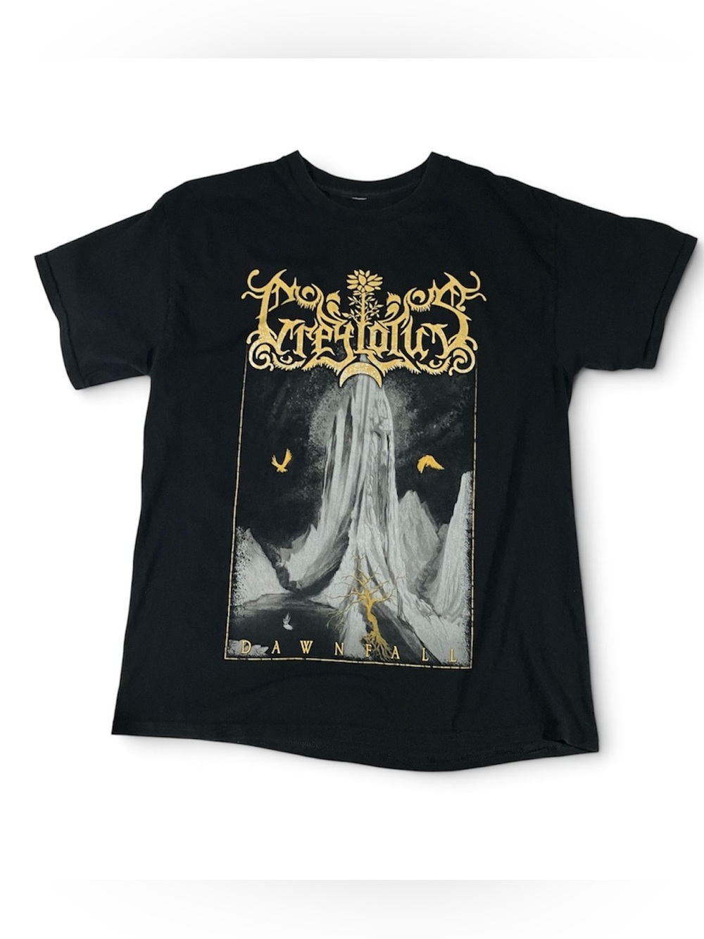 Greylotus Dawnfall Graphic Band T Shirt Progressive Technical Death Metal Large